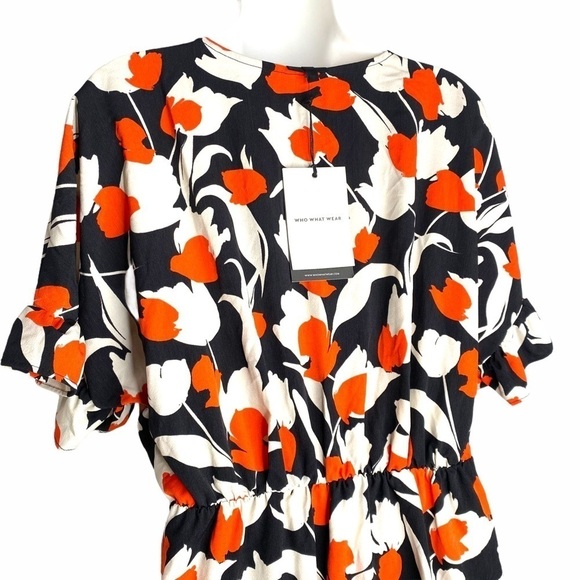 NWT Who What Wear Spring Tulip Dress - Picture 8 of 11